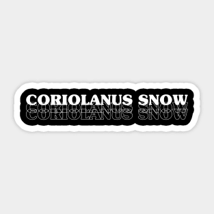 Coriolanus Snow hunger games Sticker